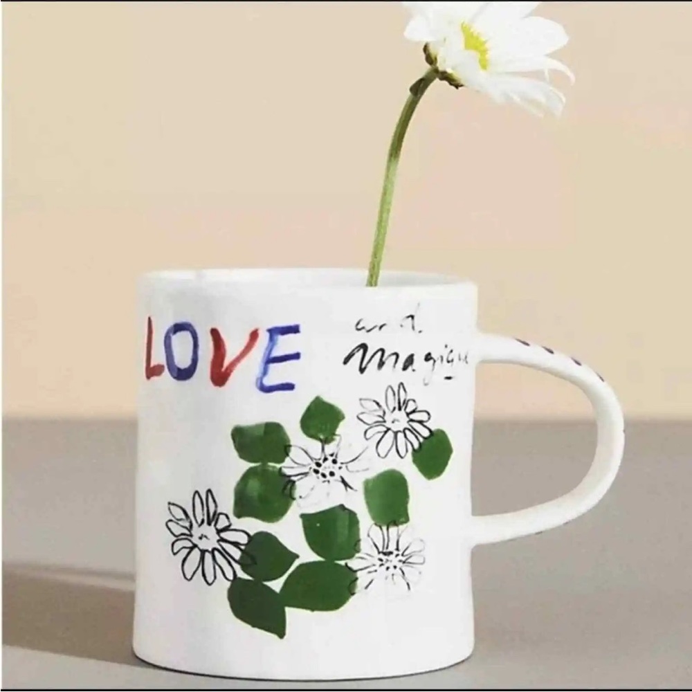 ANTHROPOLOGIE Hotel Magique Love and Magique Mug NEW IN BOX